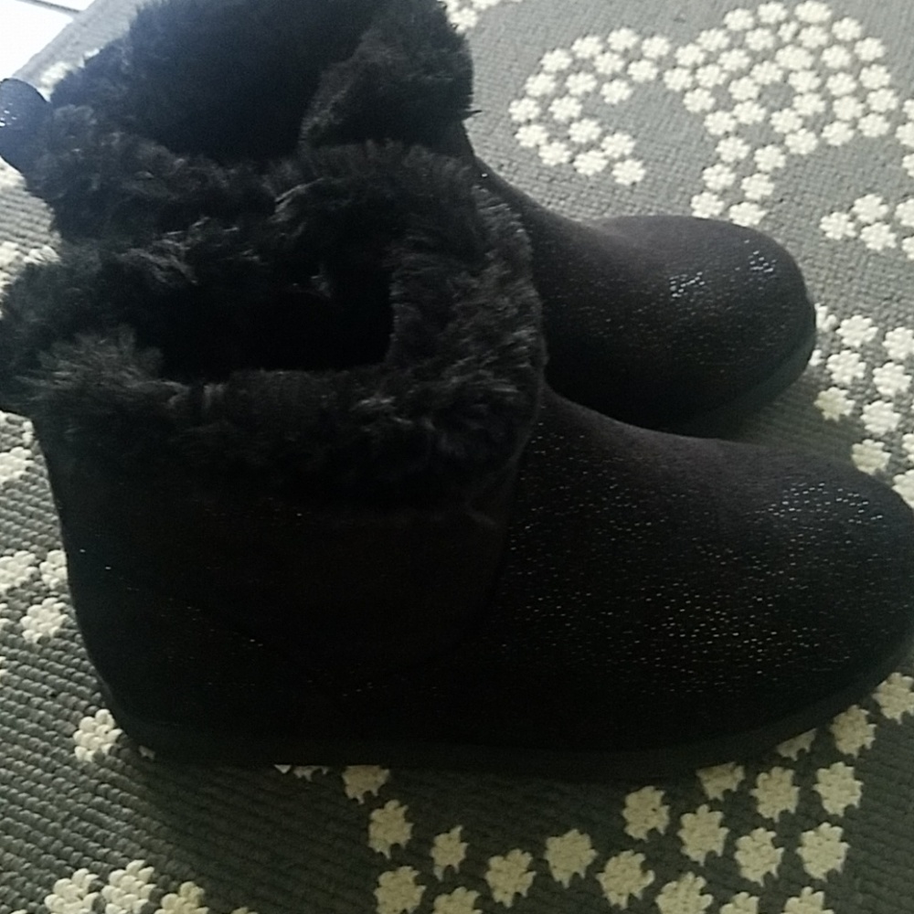 Black girls winter boots